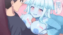 クラゲ娘の甘やかしパイズリ