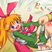 「かなりはずかしいもん」本編漫画ひん剥きシーン