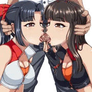 仲良くおしゃぶり