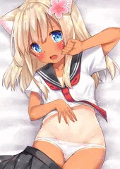 ケモ耳セーラーお誘いろーちゃん