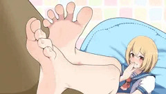 へぇ～…足が好きなんだ～？