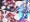 姫騎士VSレズサキュバスのコミック風イラスト（リクエスト）