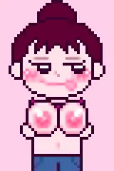 かえで(仮名)ちゃんのおっぱいたくしあげ