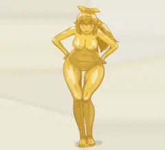 ニジエたん金粉ショー