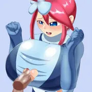 フウロ　着衣パイズリ