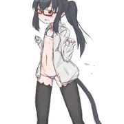 メガネポニテマイクロビキニうちの子