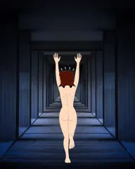 全裸で逃げるしずかちゃん(笑)