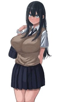 四白眼のメイドさん
