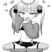 ギャル蹲踞