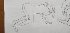 三ツ星カラーズ　さっちゃん　四つん這い