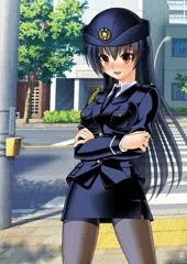 110番の日なので昔描いた婦警さんアップ