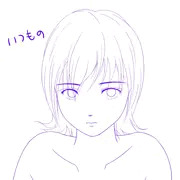 【非エロ/線画】眉と口で表情差分(141112)