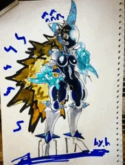 頭を解いたサシミちゃん