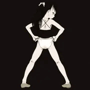 パンツは白。