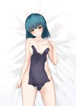 ミアさんにスク水置いてみた