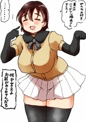 隊長さんは美人というより可愛いですから