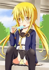 皐月ちゃんがアイスを・・・