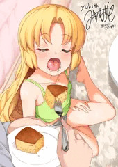 【skeb】部屋着セイラさんとお口あ～ん