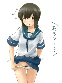 久しぶりなので磯波ちゃんの陰毛