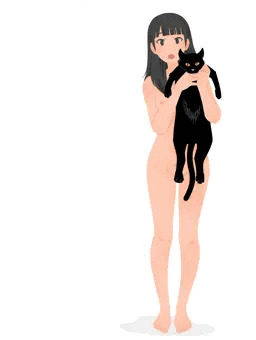 猫と綾乃ちゃん