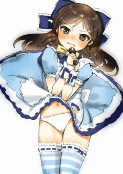 強風とありすちゃん…