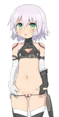 ぱんつをぎりぎりまで下げるジャックちゃんの絵