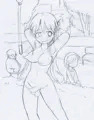 【ふたなり注意】公園の影でチンチンぶらぶら下絵【GW記念】