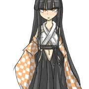 看板娘の和服っ子　改造着物