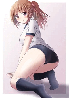 ポニーテールと体操着