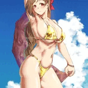 金ビキニ間宮さん