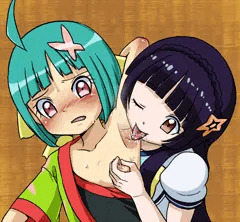 お市ちゃんと阿国ちゃんの腋