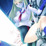 リョナグロ・レーザーで性器切断