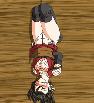くノ一逆さ吊り