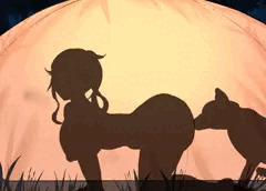 何かしている犬山さん