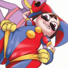 可愛いピエロさんは見てくれるお客さんにサービスしなくちゃ