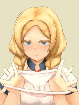 Elinの少女ポートレート差し替え実験
