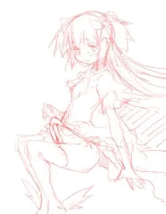 テント設営まど神様落描き