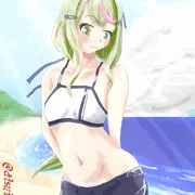 らんちゃん水着