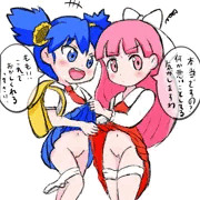 コロぱたのひまわりちゃんとももちゃん