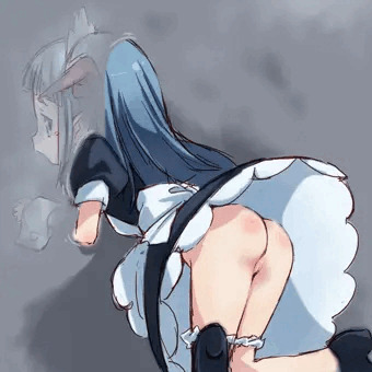 壁から尻だけこんにちは