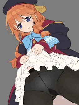 ユニちゃん先輩たくし上げ