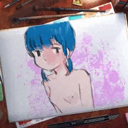 涙目少女