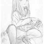 草むらでおしっこする蒼