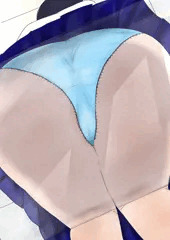 透明椅子に座るjkちゃん
