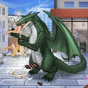 街中でぼあぼあ