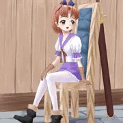 少女騎士の休息