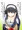 本を拾い上げた瞬間の鷺沢文香さん
