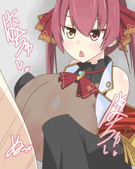 宝鐘マリン 　パイズリ