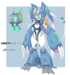 水着なロボ娘Vtuberガンミィさん！