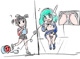 二週間分くらいの太鼓ガールの落書き